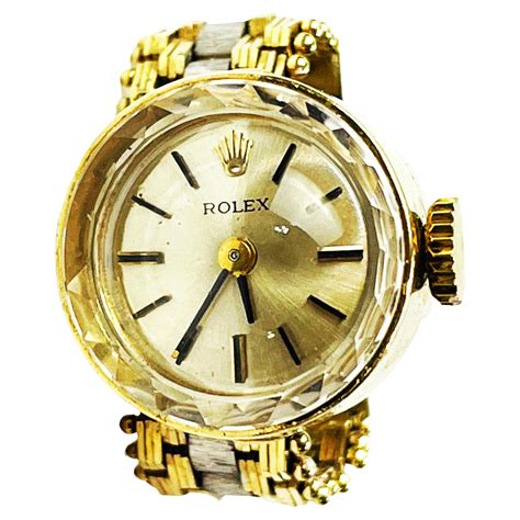 vintage rolex 14k gold watch white|vintage rolex 14k gold watch.